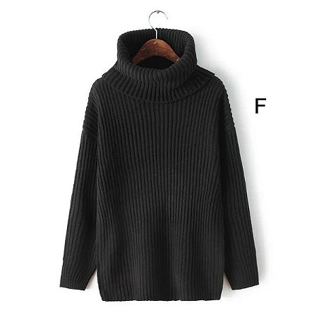 レディース　ニットセーター　長袖　オフタートルネック　トップス　ゆったり　大人可愛い　シンプル　デート　お出かけ　外出　デイリー　全８色　送料無料