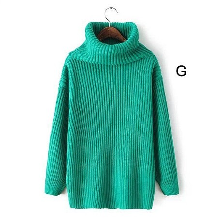 レディース　ニットセーター　長袖　オフタートルネック　トップス　ゆったり　大人可愛い　シンプル　デート　お出かけ　外出　デイリー　全８色　送料無料