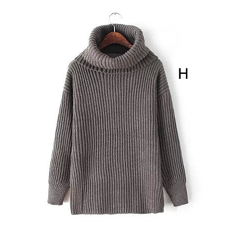 レディース　ニットセーター　長袖　オフタートルネック　トップス　ゆったり　大人可愛い　シンプル　デート　お出かけ　外出　デイリー　全８色　送料無料