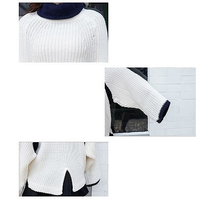 レディース　トップス　ニット　ハイネック　セーター　長袖　無地　スリット　個性的　カジュアル　大人可愛い　フリーサイズ　フェミニン　オフィス　仕事　デート　お出かけ　デイリー　普段着　ホワイト　ブラウン　送料無料