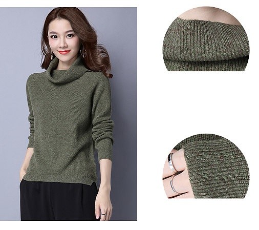 レディース　トップス　ニット　オフタートル　セーター　長袖　無地　定番　カジュアル　大人可愛い　大きいサイズ　フェミニン　オフィス　仕事　デート　お出かけ　デイリー　普段着　グレー　ベージュ　グリーン　ブラック　ピンク　送料無料