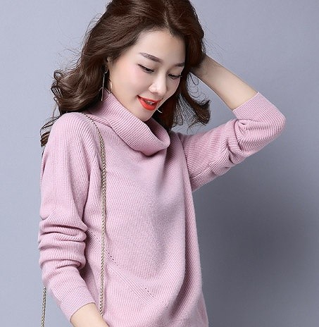 レディース　トップス　ニット　オフタートル　セーター　長袖　無地　定番　カジュアル　大人可愛い　大きいサイズ　フェミニン　オフィス　仕事　デート　お出かけ　デイリー　普段着　グレー　ベージュ　グリーン　ブラック　ピンク　送料無料