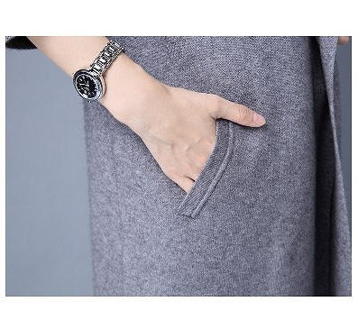 レディース　アウター　ロングコート　コーディガン　フード付き　長袖　無地　定番　カジュアル　大人可愛い　大きいサイズ　フェミニン　オフィス　通勤　OL　学生　デート　お出かけ　デイリー　レッド　グレー　ブラック　送料無料