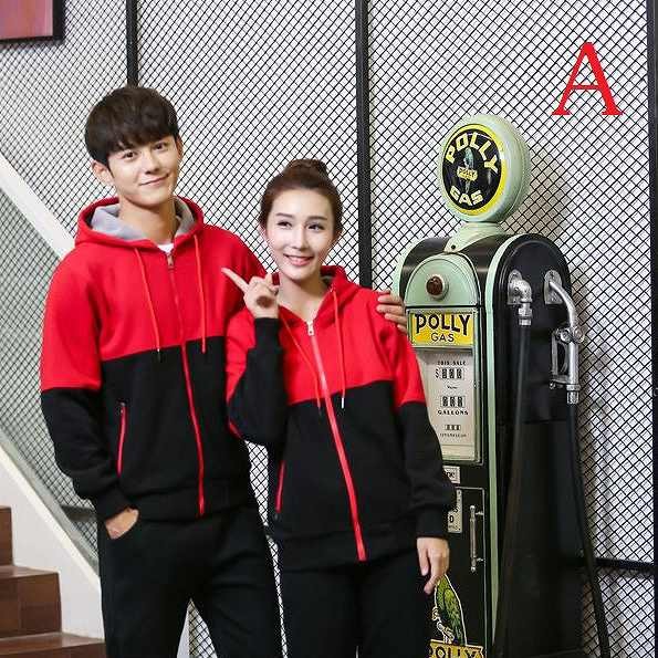 レディース　フリースパーカー　長袖　２色切り替え　ジップアップ　トップス　すっきり　スリム　大人可愛い　シンプル　デート　お出かけ　外出　デイリー　スポーティ　全５色　送料無料