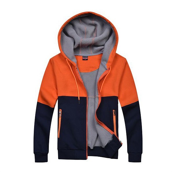 レディース　フリースパーカー　長袖　２色切り替え　ジップアップ　トップス　すっきり　スリム　大人可愛い　シンプル　デート　お出かけ　外出　デイリー　スポーティ　全５色　送料無料