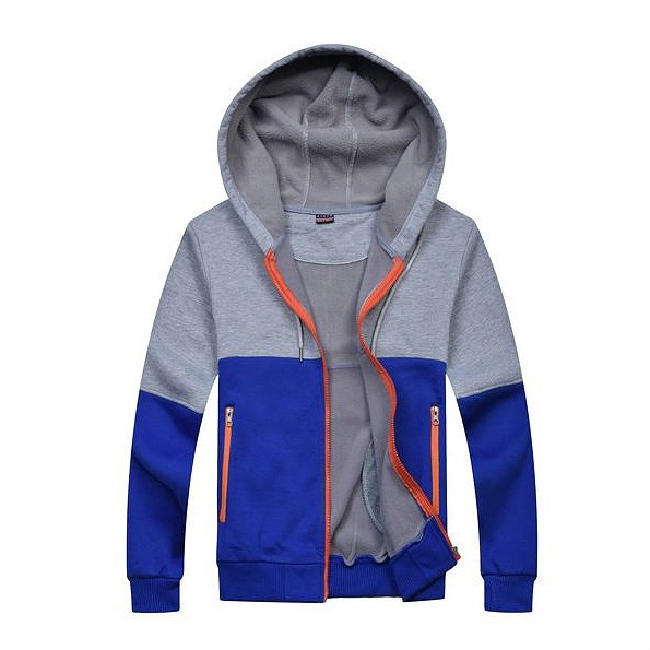 レディース　フリースパーカー　長袖　２色切り替え　ジップアップ　トップス　すっきり　スリム　大人可愛い　シンプル　デート　お出かけ　外出　デイリー　スポーティ　全５色　送料無料