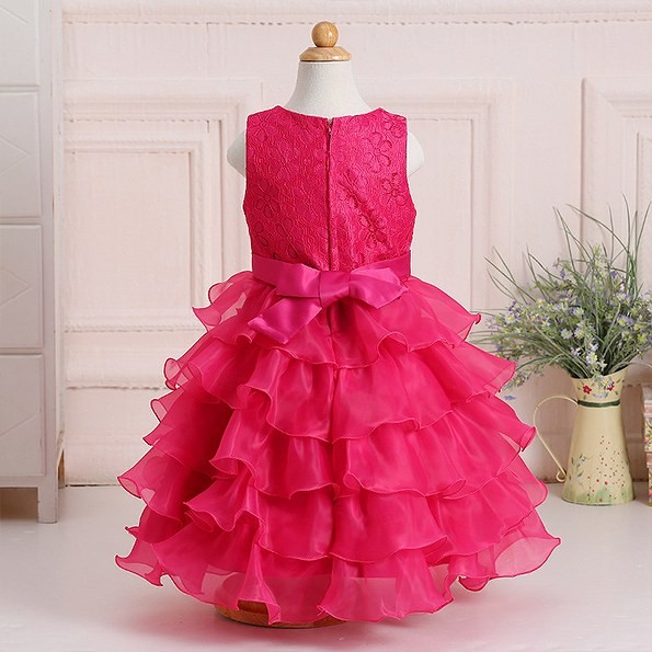 キッズ　ジュニア　子供服　ドレス　ワンピース　パーティー　おしゃれ　かわいい　キュート　スカート　フリル　レース　リボン　誕生日　イベント　結婚式　ピンク　白　クリーム　レッド　グリーン　ブルー　送料無料