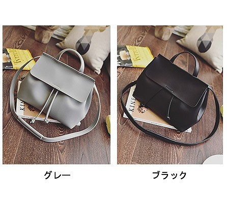レディース　ショルダーバッグ　3WAY　ドクターバッグ　斜め掛け　リュック　おしゃれ　可愛い　カジュアル　無地　お出かけ　デート　オフィス　デイリー　通勤　通学　グレー　ブラック　キャメル　送料無料