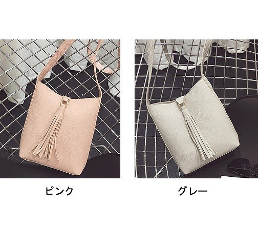 レディース　ショルダーバッグ　トートバッグ　肩掛け　斜め掛け　おしゃれ　可愛い　カジュアル　無地　お出かけ　デート　オフィス　デイリー　通勤　通学　ピンク　グレー　ブラック　レッド　送料無料