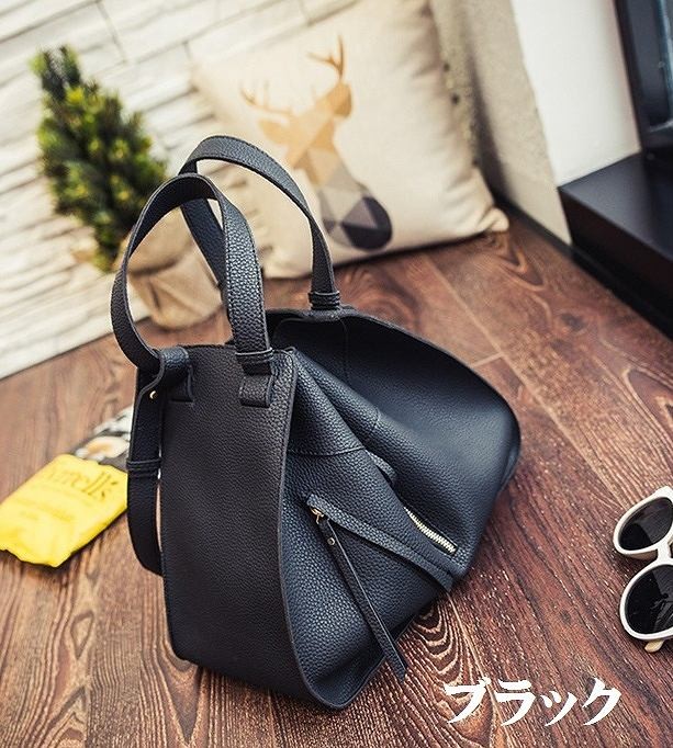 レディース　ハンドバッグ　ショルダー　２ｗａｙ　変形大容量　おしゃれ　可愛い　カジュアル　お出かけ　デート　旅行　通勤　通学　デイリー　ブラック　ブラウン　グレー　送料無料