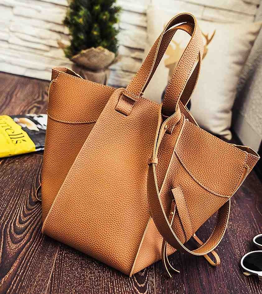 レディース　ハンドバッグ　ショルダー　２ｗａｙ　変形大容量　おしゃれ　可愛い　カジュアル　お出かけ　デート　旅行　通勤　通学　デイリー　ブラック　ブラウン　グレー　送料無料