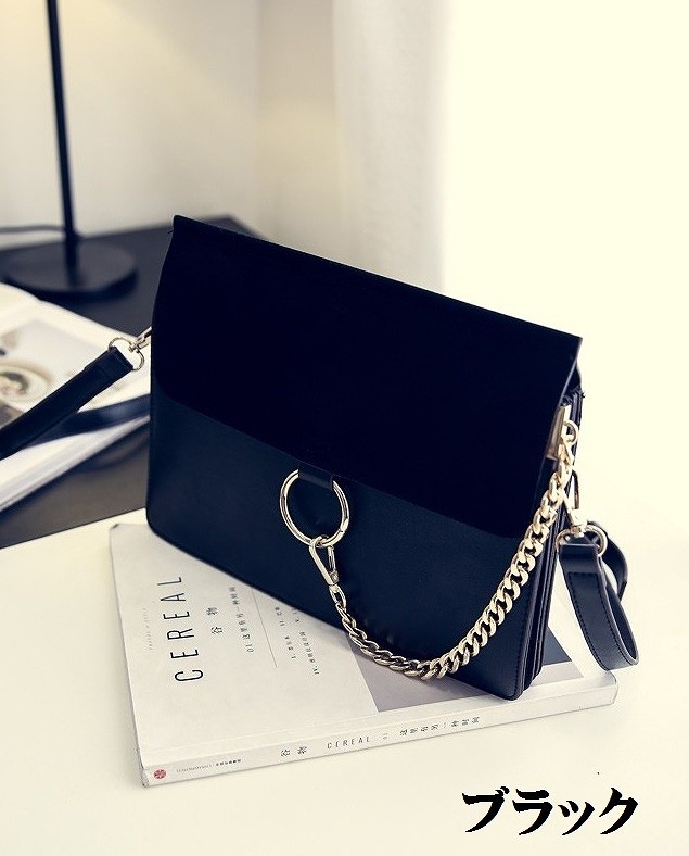 レディース　ショルダーバッグ　Ｂ５サイズ　シンプル　おしゃれ　可愛い　カジュアル　お出かけ　デート　旅行　通勤　通学　デイリー　ブラック　グレー　ブラウン　送料無料