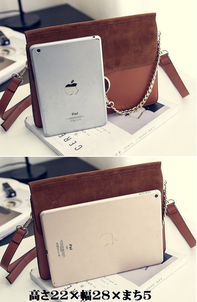 レディース　ショルダーバッグ　Ｂ５サイズ　シンプル　おしゃれ　可愛い　カジュアル　お出かけ　デート　旅行　通勤　通学　デイリー　ブラック　グレー　ブラウン　送料無料