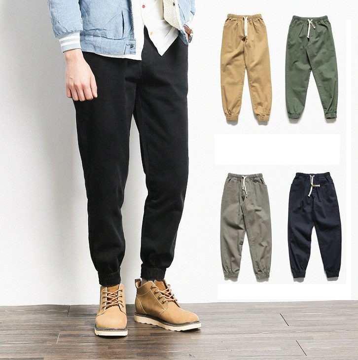 メンズ　ボトムス　パンツ　イージーパンツ　ジョガー　カーゴ　ルーズ　ボトムス　ストリート　カジュアル　普段着　デイリー　おしゃれ　５カラー　大きいサイズ　送料無料