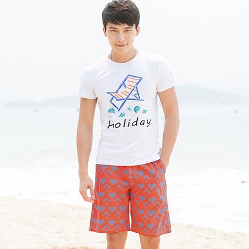 メンズ　水着　海パン　サーフパンツ　海水パンツ　ハーフパンツ　ボードショーツ　サーフショーツ　大きいサイズ　海・陸両用　夏　ビーチ　リゾート　海水浴　プール　送料無料