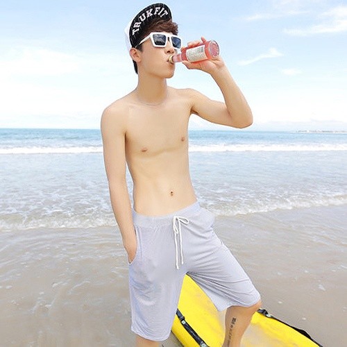 レディース　女性用　水着　ビキニ　タンキニ　ワンピース　ショートパンツ　体型カバー　3点セット　夏　海　海水浴　プール　ビーチ　旅行　シンプル　かわいい　ボーダー　ペアルック　カップル　メンズ　海水パンツ　海パン　サーフパンツ　ハーフパンツ　送料無料