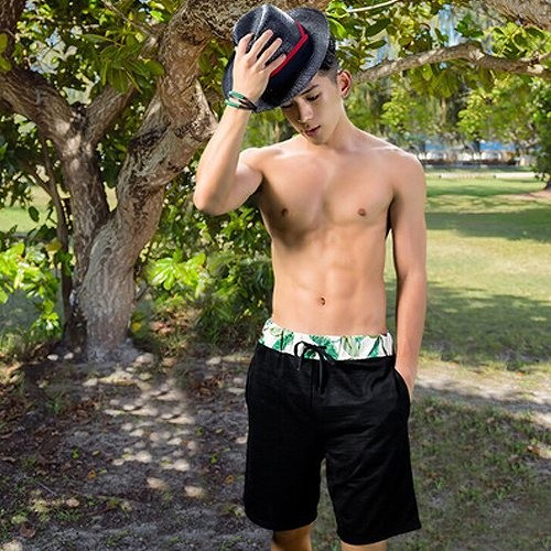 メンズ　ハーフパンツ　ビーチパンツ　サーフパンツ　レディース　水着　ビキニ　女性用　ペアルック　大きいサイズ　ペア　お揃い　海水パンツ　海パン　夏　海　海水浴　プール　ビーチ　かわいい　カップル　ブラック　海・陸両用　送料無料