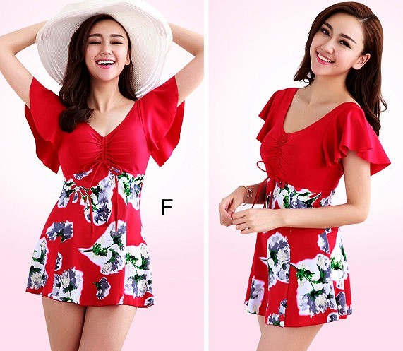 水着　体型カバー　レディース　ワンピース　女性用　女の子　タンキニ　ショートパンツ　キュート　かわいい　セクシー　夏　海　プール　大きいサイズ　2XL　3XL　4XL　5XL　ピンク　ブルー　水色　ネイビー　パープル　ブラック　レッド　送料無料