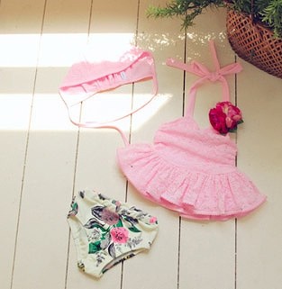 水着　女の子　キッズ　ジュニア　子供　韓国　子供服　スカート　ワンピースキュート　かわいい　セクシー　夏　海　プール　スイムウェア　12131415cm　ピンク　ホワイト　送料無料