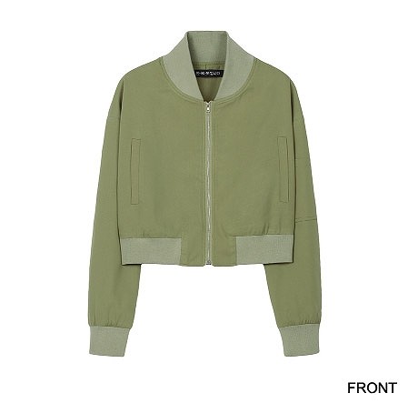 レディース　アウター　MA-1　ミリタリージャケット　リブ付き　JKT　ブルゾン　ジャケット　春　女性用　大人　キュート　可愛い　セクシー　おしゃれ　ファッション　S　M　L　サイズ　オリーブ　無地　送料無料