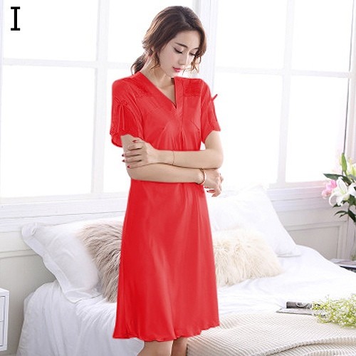 レディース　パジャマ　ナイトウェア　ネグリジュ　セクシー　無地　Vネック　ノースリーブ　シンプル　カジュアル　フリーサイズ　大人可愛い　リラックス　ルームウェア　ラフスタイル　パープル　ブラック　ホワイト　ピンク　ベージュ　レッド　クリーム　送料無料