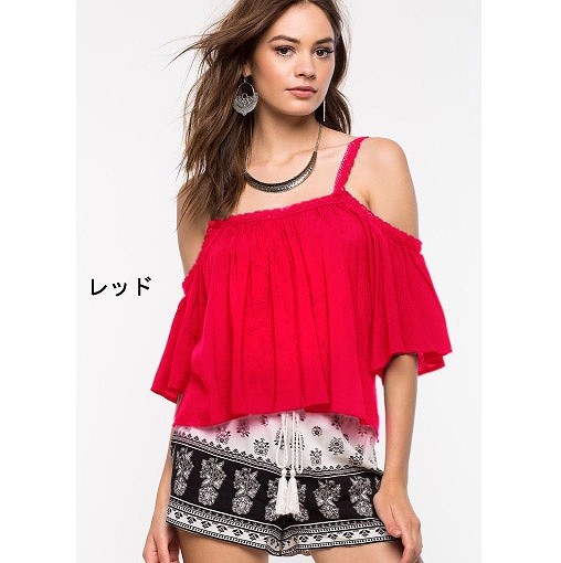 レディース　キャミソール　フラウンス　レース　トップス　春　夏　女性　大人　カジュアル　キュート　可愛い　おしゃれ　セクシー　ファッション　レッド　ブラック　赤　黒　S　M　L　XL　サイズ　送料無料