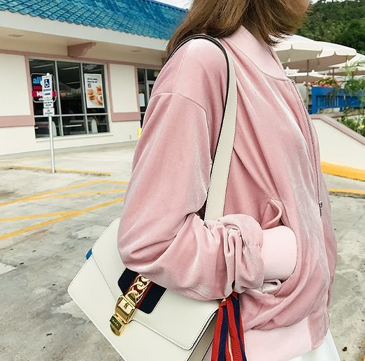 レディース　MA-1風　ミリタリージャケット　アウター　ブルゾン　長袖　ロングスリーブ　春　女性　大人　カジュアル　キュート　可愛い　おしゃれ　セクシー　ファッション　ピンク　S　M　L　サイズ　送料無料