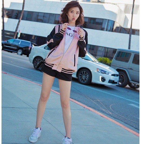 レディース　スカジャン　ジャケット　ブルゾン　アウター　長袖　春　女性　大人　カジュアル　キュート　可愛い　おしゃれ　セクシー　ファッション　ピンク　S　M　L　XL　サイズ　送料無料