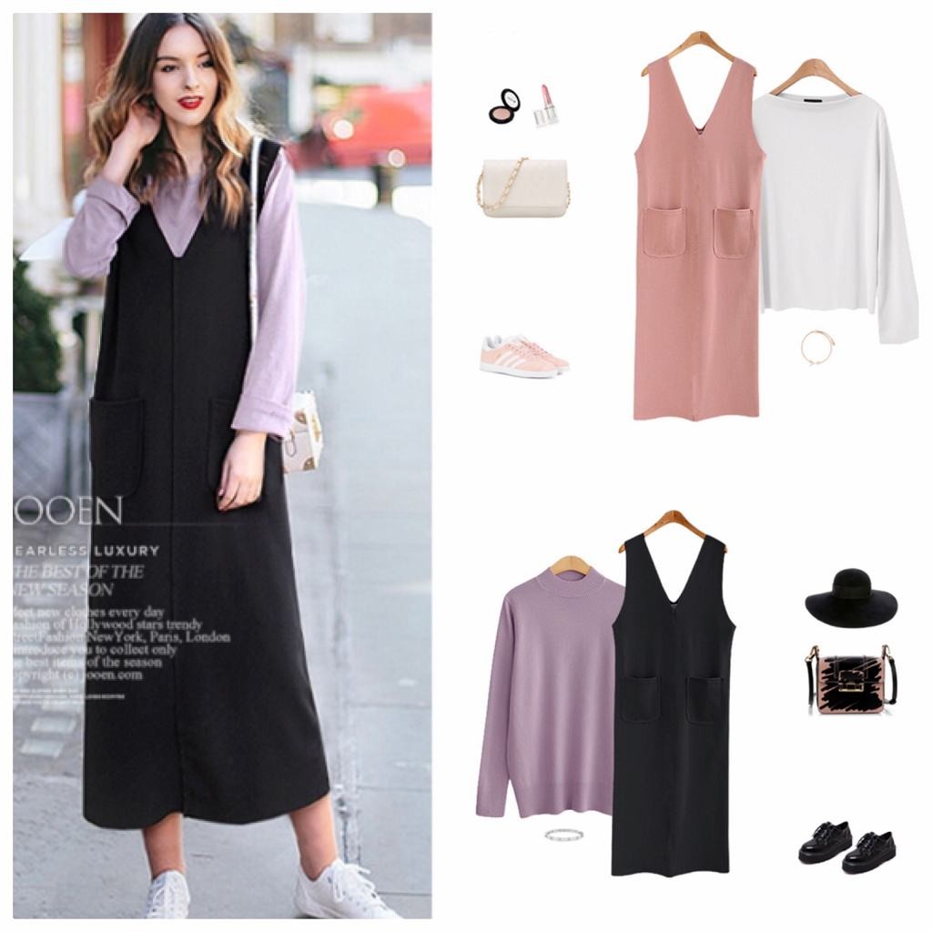 レディース　ドレスワンピース　ノースリーブ　Ｖネック　ストレート　ロング丈　大きいサイズ　大人　エレガント　かわいい　カジュアル　デート　外出　全３色　送料無料