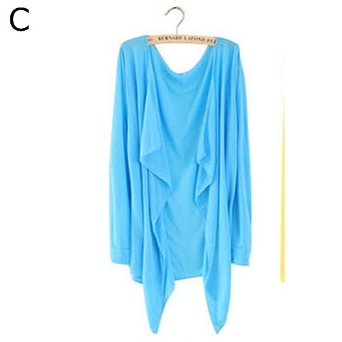 レディース　トップス　カーディガン　長袖　無地　UV対策　シンプル　カジュアル　大人可愛い　フェミニン　オフィス　OL　デート　お出かけ　デイリー　ホワイト　ピンク　ブルー　グリーン　イエロー　グレー　ブラック　オレンジ　送料無料