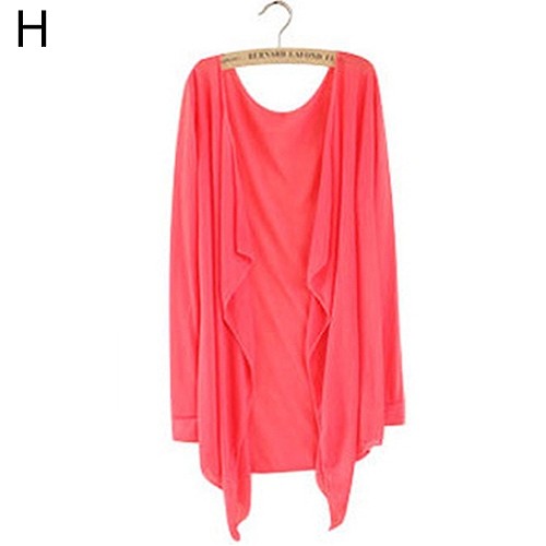 レディース　トップス　カーディガン　長袖　無地　UV対策　シンプル　カジュアル　大人可愛い　フェミニン　オフィス　OL　デート　お出かけ　デイリー　ホワイト　ピンク　ブルー　グリーン　イエロー　グレー　ブラック　オレンジ　送料無料