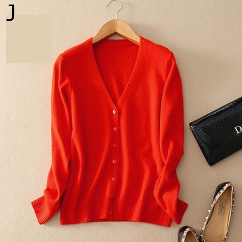 レディース　トップス　カーディガン　Vネック　クルーネック　長袖　無地　シンプル　定番　カジュアル　大人可愛い　フェミニン　オフィス　OL　デート　お出かけ　デイリー　ブルー　グレー　パープル　ベージュ　グリーン　ピンク　オレンジ　レッド　ブラック　送料無料