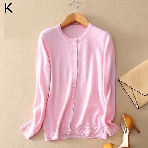 レディース　トップス　カーディガン　Vネック　クルーネック　長袖　無地　シンプル　定番　カジュアル　大人可愛い　フェミニン　オフィス　OL　デート　お出かけ　デイリー　ブルー　グレー　パープル　ベージュ　グリーン　ピンク　オレンジ　レッド　ブラック　送料無料