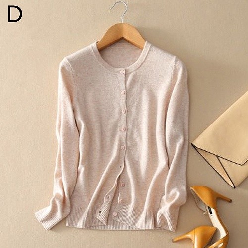 レディース　トップス　カーディガン　Vネック　クルーネック　長袖　無地　シンプル　定番　カジュアル　大人可愛い　フェミニン　オフィス　OL　デート　お出かけ　デイリー　ブルー　グレー　パープル　ベージュ　グリーン　ピンク　オレンジ　レッド　ブラック　送料無料