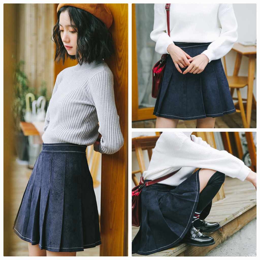 レディース　スカート　フレア　ゴアード　ミニ丈　コーデュロイ　カジュアル　キュート　可愛い　おしゃれ　フェミニン　デート　普段着　無地　カーキ　ブルー　送料無料