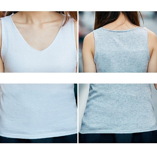 レディース　大きいサイズ　Vネック　タンクトップ　ノースリーブ　無地　トップス　春　夏　女性　大人　カジュアル　可愛い　おしゃれ　ファッション　ピンク　イエロー　ホワイト　グリーン　ブラック　グレー　ブルー　S　M　L　XL　XXL　サイズ　送料無料