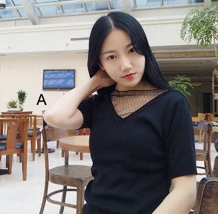 レディース　Vネック　Tシャツ　ショートスリーブ　シースルー　半袖　無地　トップス　春　夏　女性　大人　カジュアル　清楚　可愛い　おしゃれ　エレガント　セクシー　ファッション　ホワイト　イエロー　ブラック　ボーダー　フリーサイズ　ワンサイズ　送料無料
