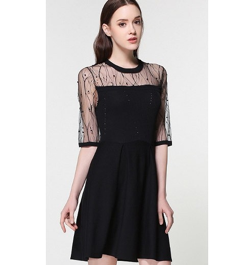 レディース　シースルー　ワンピース　ミニ　スカート　ショートスリーブ　半袖　ドレス　春　夏　女性　大人　カジュアル　清楚　キュート　可愛い　おしゃれ　エレガント　セクシー　ファッション　ブラック　ピンク　ホワイト　フリーサイズ　ワンサイズ　送料無料