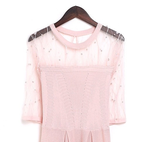 レディース　シースルー　ワンピース　ミニ　スカート　ショートスリーブ　半袖　ドレス　春　夏　女性　大人　カジュアル　清楚　キュート　可愛い　おしゃれ　エレガント　セクシー　ファッション　ブラック　ピンク　ホワイト　フリーサイズ　ワンサイズ　送料無料