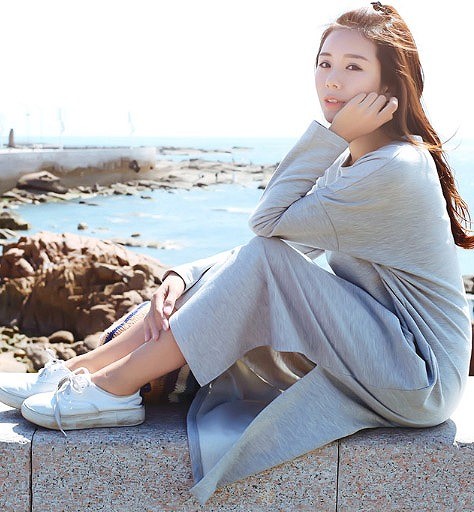 レディース　ミモレ丈　ワンピース　ドレス　ラグラン　ラウンドネック　スリット　スカート　長袖　春　夏　人気　女性　大人　カジュアル　可愛い　おしゃれ　きれいめ　上品　セクシー　レッド　グレー　ブラック　フリーサイズ　ワンサイズ　送料無料