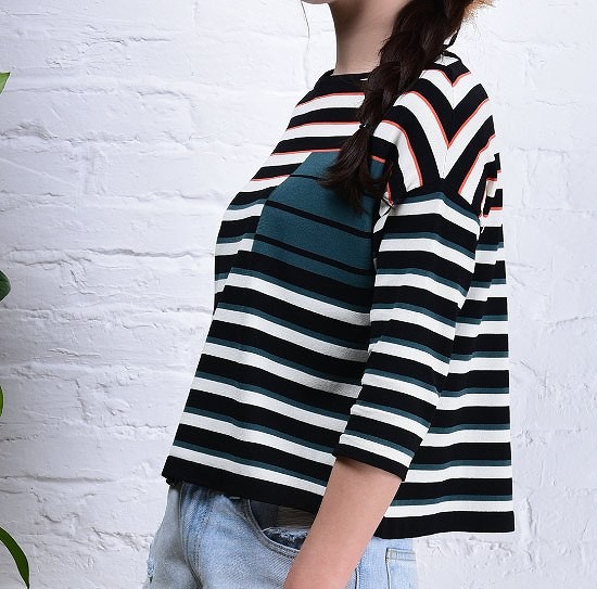 レディース　リネン　ボーダー　ロングTシャツ　ラウンドネック　トップス　半袖　春　夏　人気　女性　大人　カジュアル　可愛い　おしゃれ　きれいめ　上品　セクシー　ブルー　グリーン　ピンク　フリーサイズ　ワンサイズ　送料無料