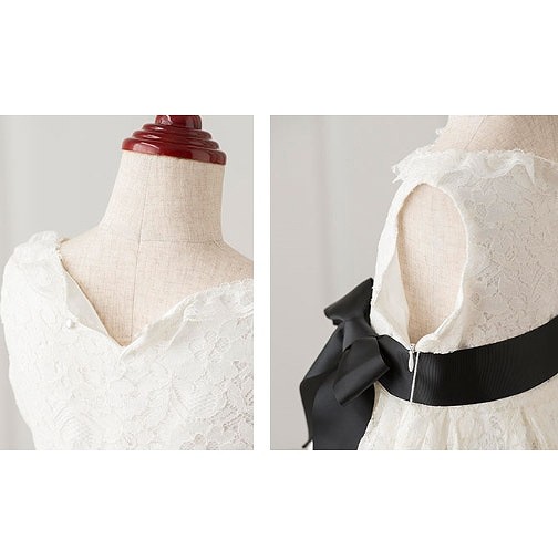 子供服　キッズ　女の子　ドレス　ノースリーブ　チュチュドレス　レース　リボン　フォーマル　発表会　結婚式　入学式　卒園式　卒業式　パーティー　かわいい　キュート　華やか　ゴージャス　1213141516送料無料