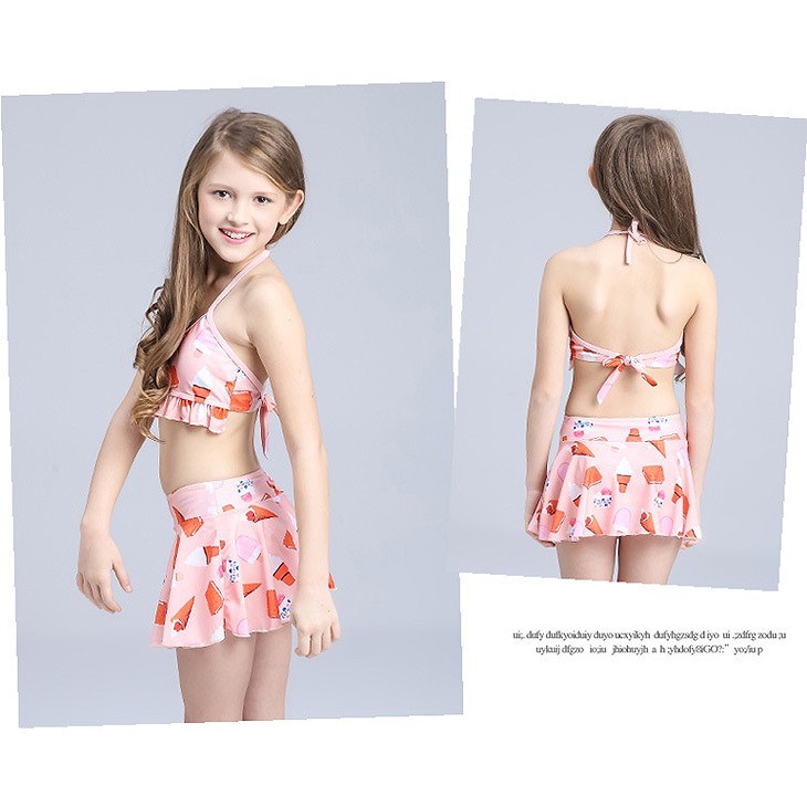 キッズ　女の子　水着　タンクトップ　ビキニ　セット　レース　フレア　フリル　海　プール　スイミング　ビーチ　リゾート　マリン　海水浴　夏休み　旅行　可愛い　キュート　子供　ピンク　グリーン　緑色　M　L　XL　XXL　サイズ　送料無料