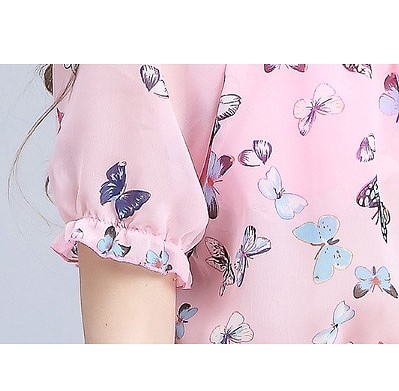 キッズ　女の子　水着　ビキニ　スカート　蝶　フレア　ラッシュガード　半袖　セパレート　海　プール　スイミング　ビーチ　リゾート　マリン　海水浴　夏休み　旅行　可愛い　キュート　子供　ジュニア　ピンク　イエロー　M　L　XL　サイズ　送料無料