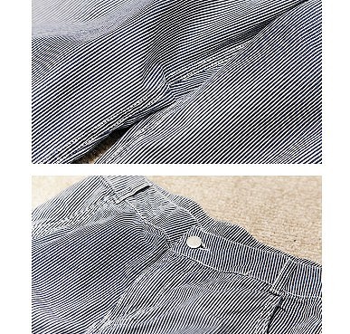 レディース　デニム　ストライプ　クロップド　半端丈　ジーンズ　ジーパン　ボトムス　カジュアル　キュート　可愛い　フェミニン　セクシー　きれいめ　エレガント　おしゃれ　お出かけ　お呼ばれ　フリーサイズ　ワンサイズ　送料無料