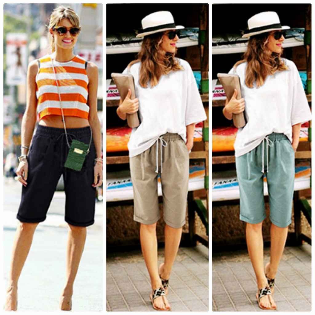 レディース　ボトムス　ハーフパンツ　ウエストゴム　ロールアップ　無地　カジュアル　大人可愛い　大きいサイズ　フェミニン　デイリー　お出かけ　デート　リゾート　ビーチ　ブルー　ベージュ　ホワイト　ブラック　送料無料