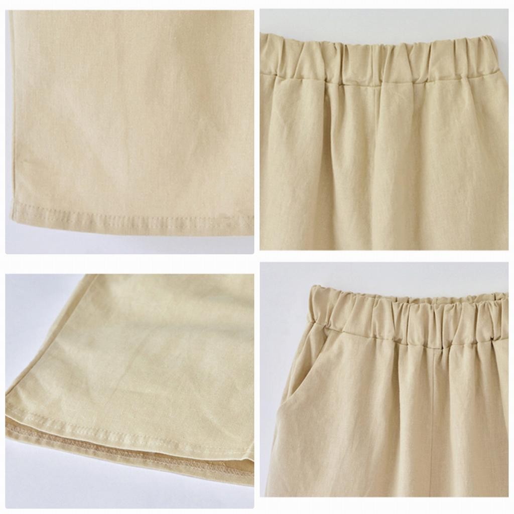 レディース　ボトムス　ハーフパンツ　ウエストゴム　無地　大きいサイズ　カジュアル　大人可愛い　フェミニン　デイリー　お出かけ　デート　リゾート　ビーチ　ネイビー　ブラック　グリーン　ベージュ　送料無料