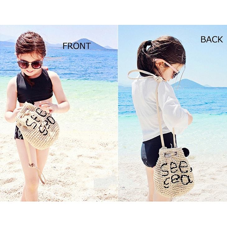 キッズ　女の子　水着　ビキニ　シャツ　ガウン　ブラウス　羽織　パンツ　韓国　海　プール　スイミング　ビーチ　リゾート　マリン　海水浴　夏休み　旅行　可愛い　キュート　子供　ジュニア　ブラック　ホワイト　黒　白　M　L　XL　サイズ　送料無料