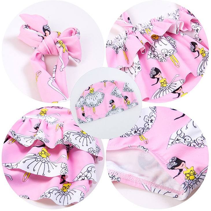 キッズ　女の子　水着　ワンピース　フリル　スカート　大きいサイズ　海　プール　スイミング　ビーチ　リゾート　マリン　海水浴　夏休み　旅行　可愛い　キュート　子供　ジュニア　ブルー　ピンク　S　M　L　XL　2XL　3XL　4XL　サイズ　送料無料