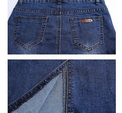 レディース　ミモレ丈　ミディ丈　デニム　スカート　ペンシルスカート　ハイウエスト　ボトムス　カジュアル　キュート　可愛い　フェミニン　きれいめ　エレガント　セクシー　上品　おしゃれ　お出かけ　お呼ばれ　ブルー　ブラック　青色　黒　送料無料